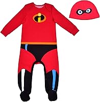 Vista 1 de Disney The Incredibles Jack-Jack Baby Boys Footie Bodysuit and Cap Set for Newborn and Infant
