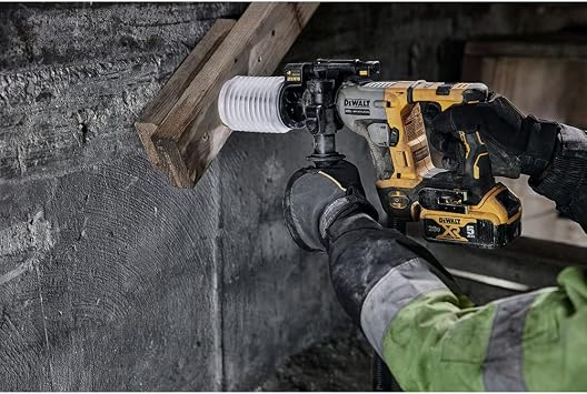 DEWALT 20V MAX SDS Plus Rotary Hammer Drill, Cordless, 5/8 in., Tool Only (DCH172B), Special Feature-Brushless Motor, Compact