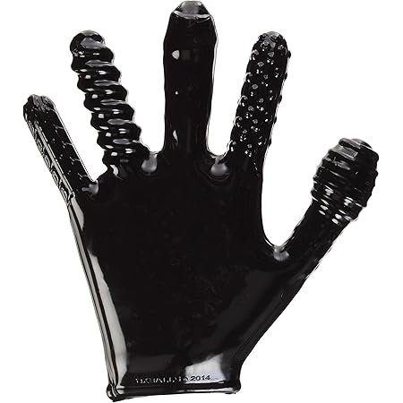 Oxballs Finger Fuck Glove, Black, 345 Gram