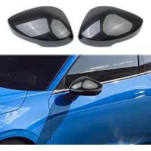 Carbon Fiber Style Side Rearview Mirror Cover Molding Trim Accessories for 2026 Honda Prelude