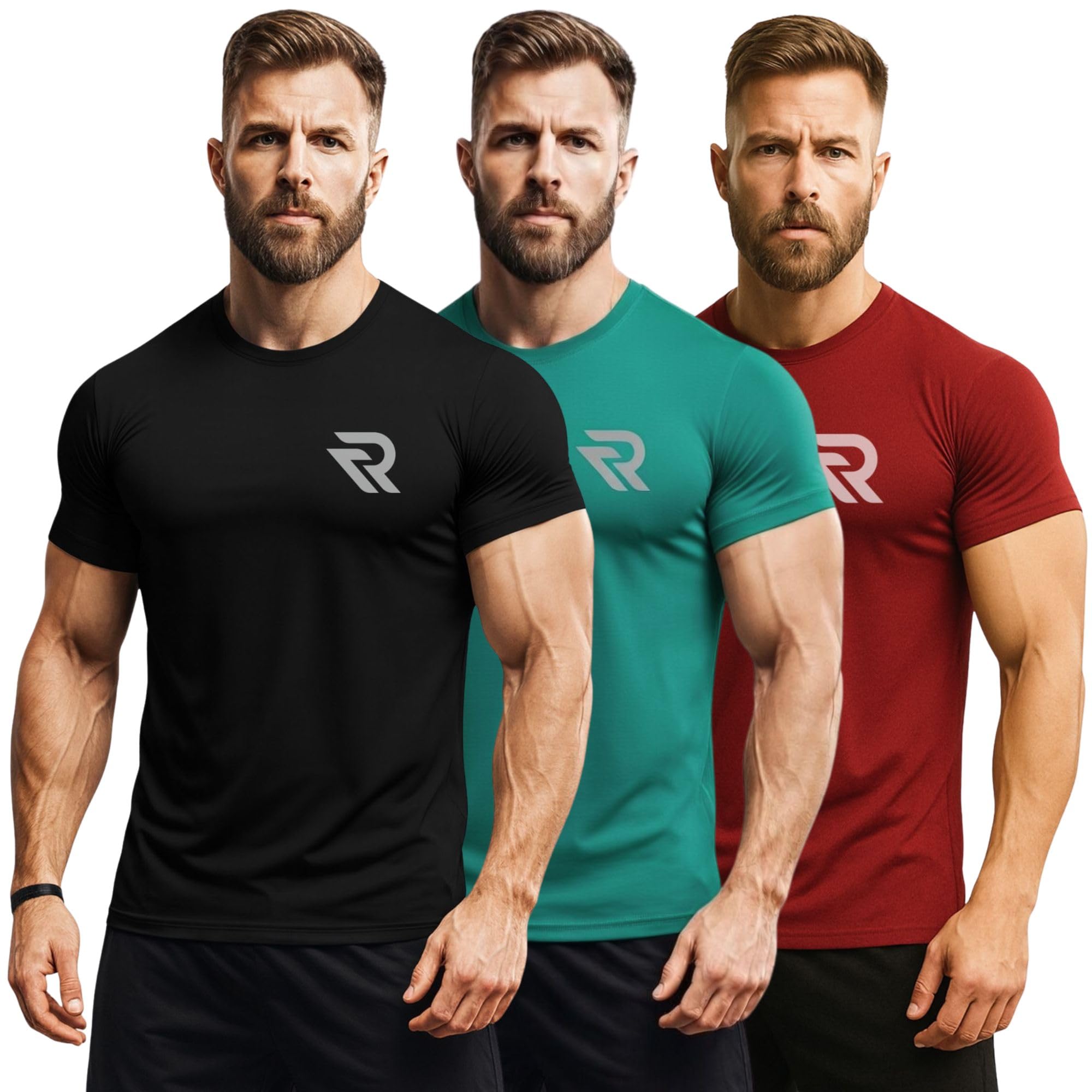 3colors 3Colours RGB Polyester T-Shirt - High-Performance, Quick-Dry Sportswear-Run-picture-44