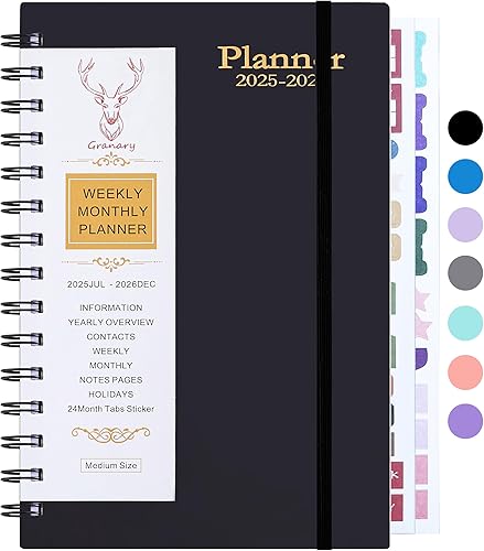 Miniatura 33 de Daily Planner 2026-2027, Weekly and Monthly Planner 2026-2027 Academic Year, January 2026-June 2027 Calendar Planner, 8.2"×5.5", 18 Months, Agenda