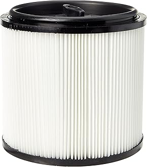 Vacmaster, Washable, dry and wet use, Cartridge Filter, White