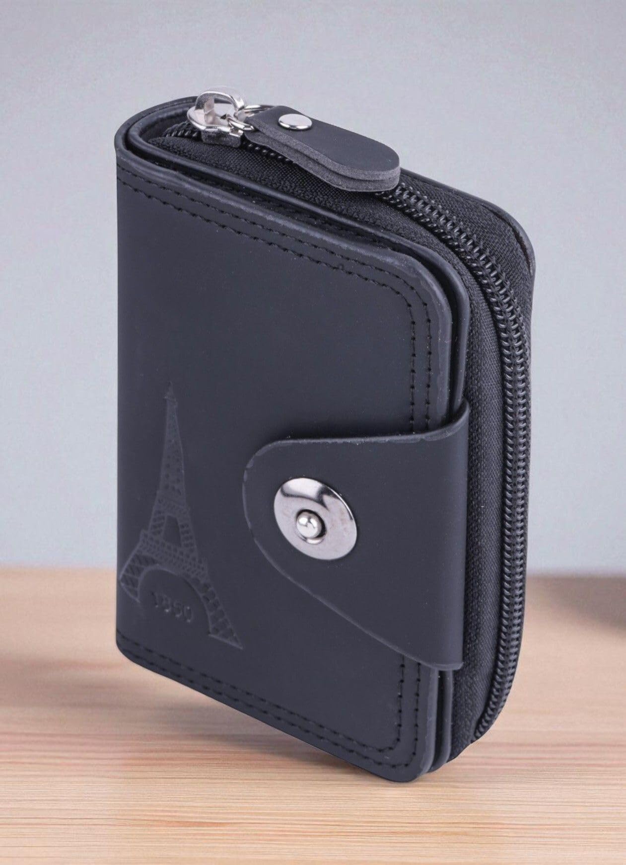Slim Skinny Fit Card Wallet for Men and Women (SZNMagnett Black cardWG1T33586855)-image-43