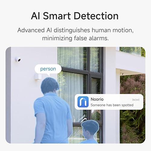 Miniatura 6 de Noorio Cámaras de seguridad inalámbricas para exteriores, sistema de cámara de seguridad para el hogar, cámaras WiFi interiores 1080P, activadas por