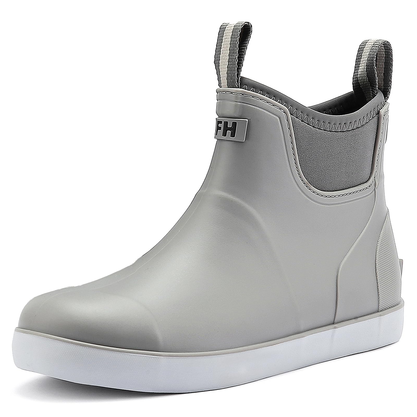 Stivali Gomma Uomo Da Pioggia, Stivali Da Pesca, Antiscivolo Leggere Comode Shorty Boots, Impermeabile Nero Scarpe Da Giardino
