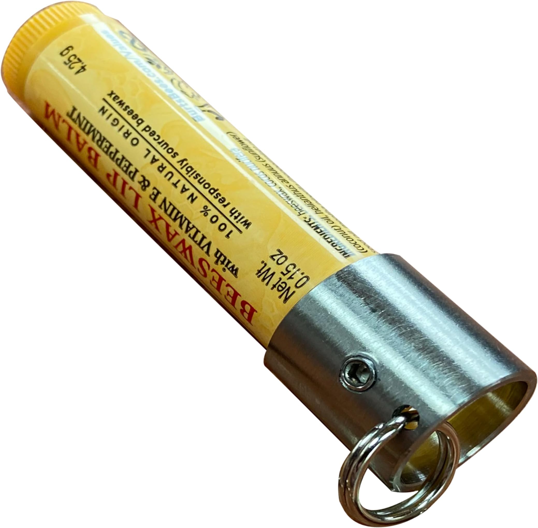 Premium Lip Balm Holder Keychain Lip Balm Cap style