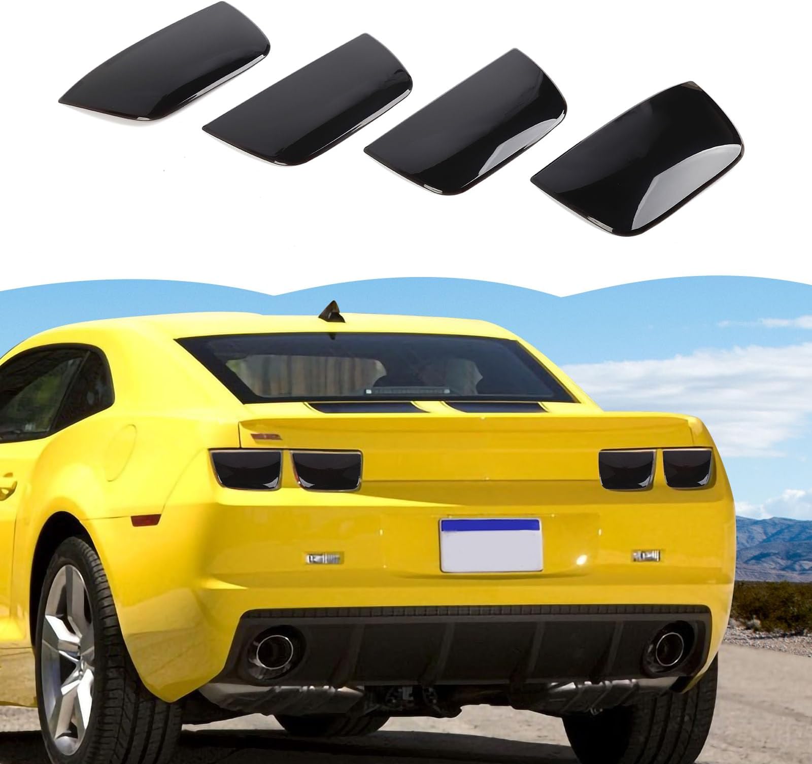 RTTCZ for Camaro AC Control Radio Knob Cover Trim Rings