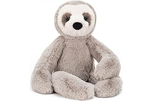 Jellyc Tech Bailey Sloth Stuffed Animal Plush
