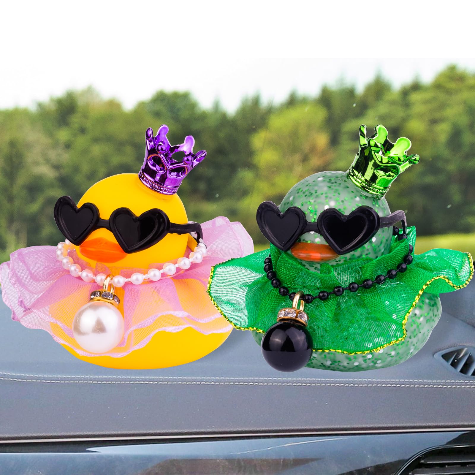 Aazon.co: CoFuBcad Graduation Duck Car Dashboard Decoration, Rubber