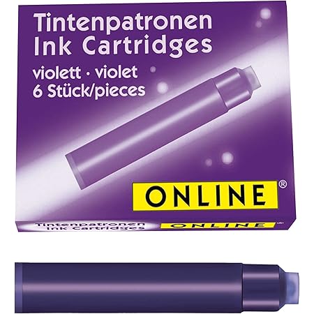 100 Füllerpatronen (2x50 Stück) - Farbige Tintenpatronen Für Füllfederhalter