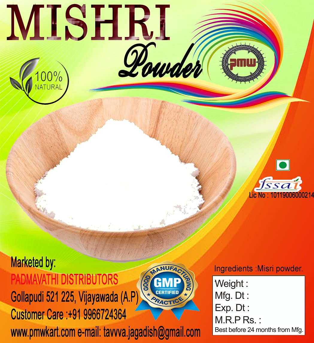 Pmw - Patika Bellam Powder - Crystal Sugar Powder - Rock Sugar Powder - Misri Powder - 500 Grams (B07QQ33HSK) Amazon Price History, Amazon Price Tracker