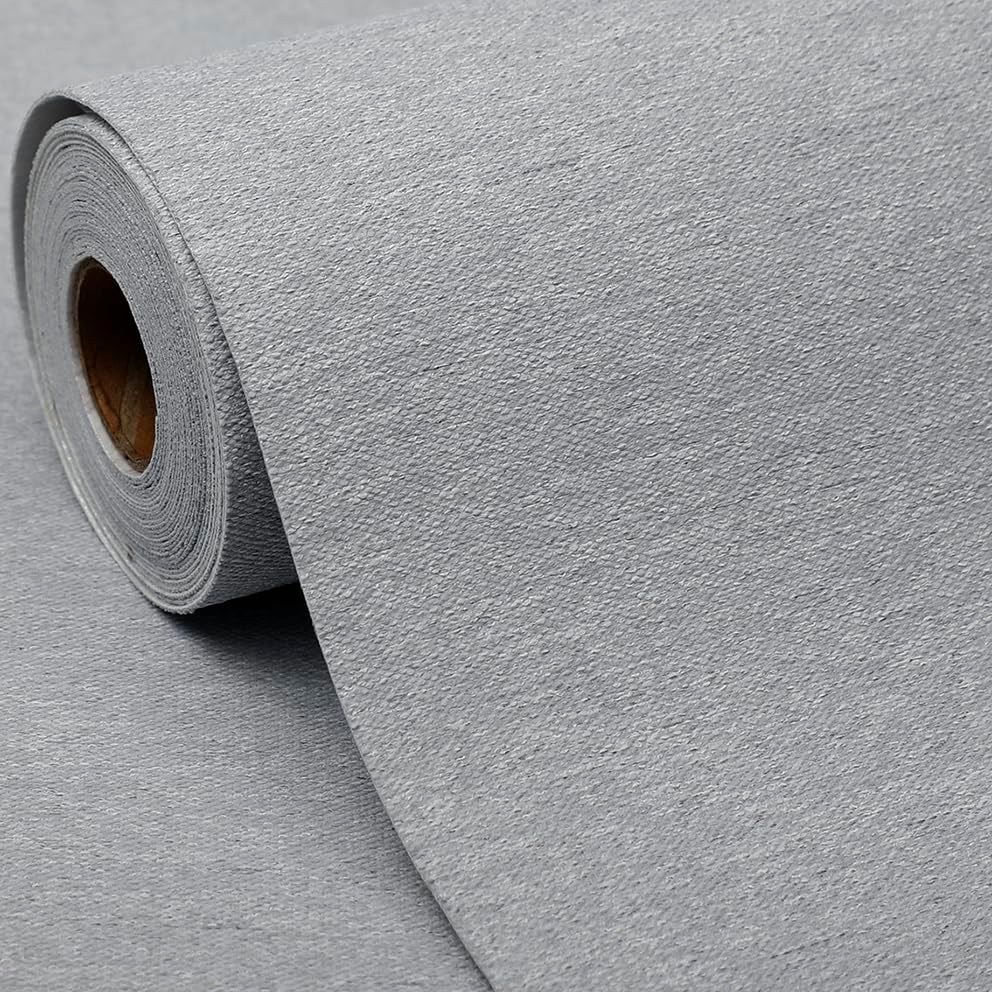SHUFA Gray Cotton-Like Texture...