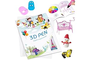 3D Pen Printing Drawing Book with Two Clear Plates