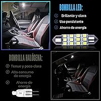 Vista 5 de Bombilla LED para Automóvil, Juego de Combinación LED de 24 Piezas, Utilizada para Interior del Automóvil/Cúpula de Mapa Interior/Maletero/Luces