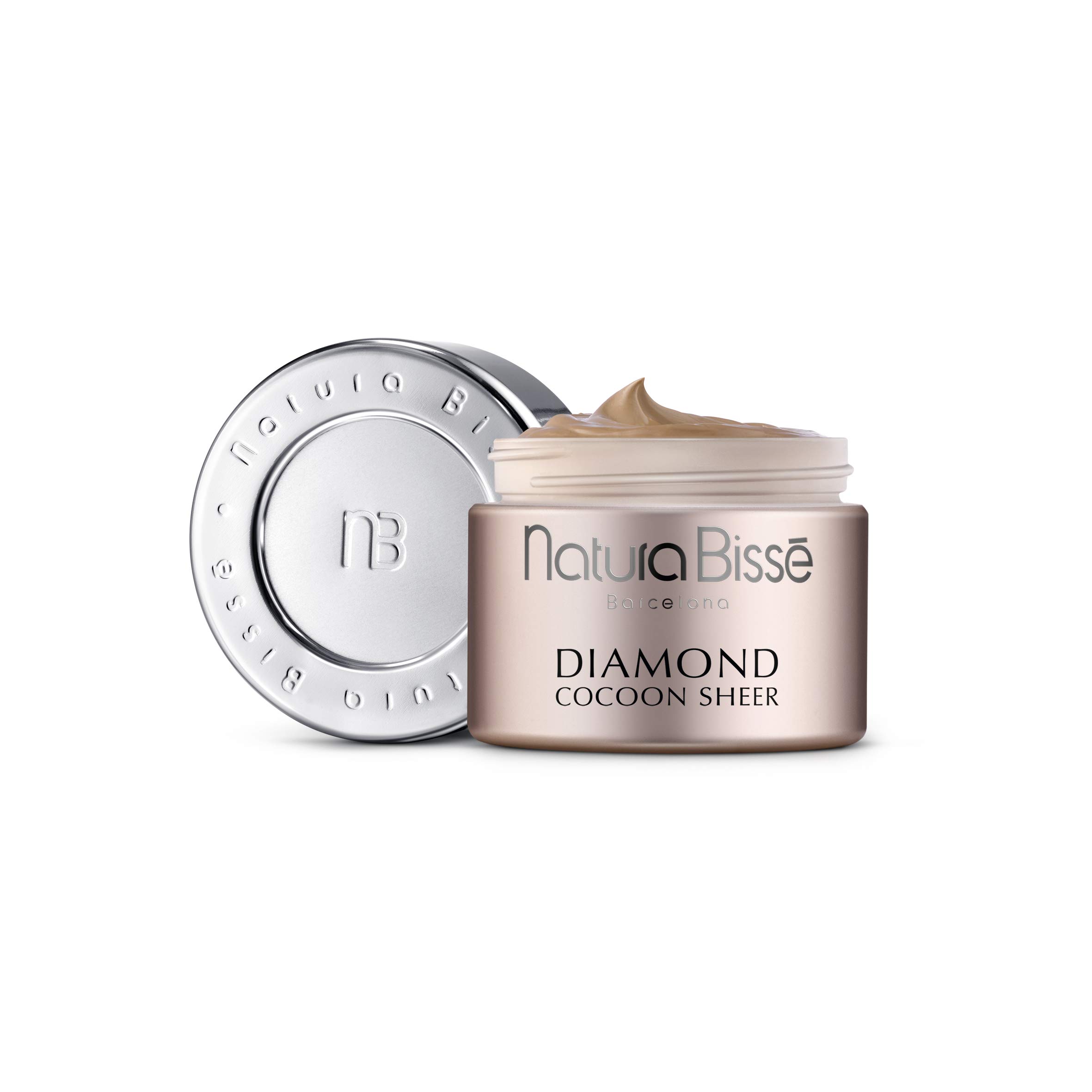 Natura Bissé Diamond Cocoon Sheer Cream SPF 30 PA++ | Stärkende Feuchtigkeitscreme mit Farbe und Schutz | Anti-Aging Gesichtssonnencreme | 50 ml