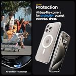 Spigen Case for iPhone 15 Pro Case, Ultra Hybrid MagFit [Anti-Yellowing] Designed for Apple iPhone 15 Pro - Crystal Clear