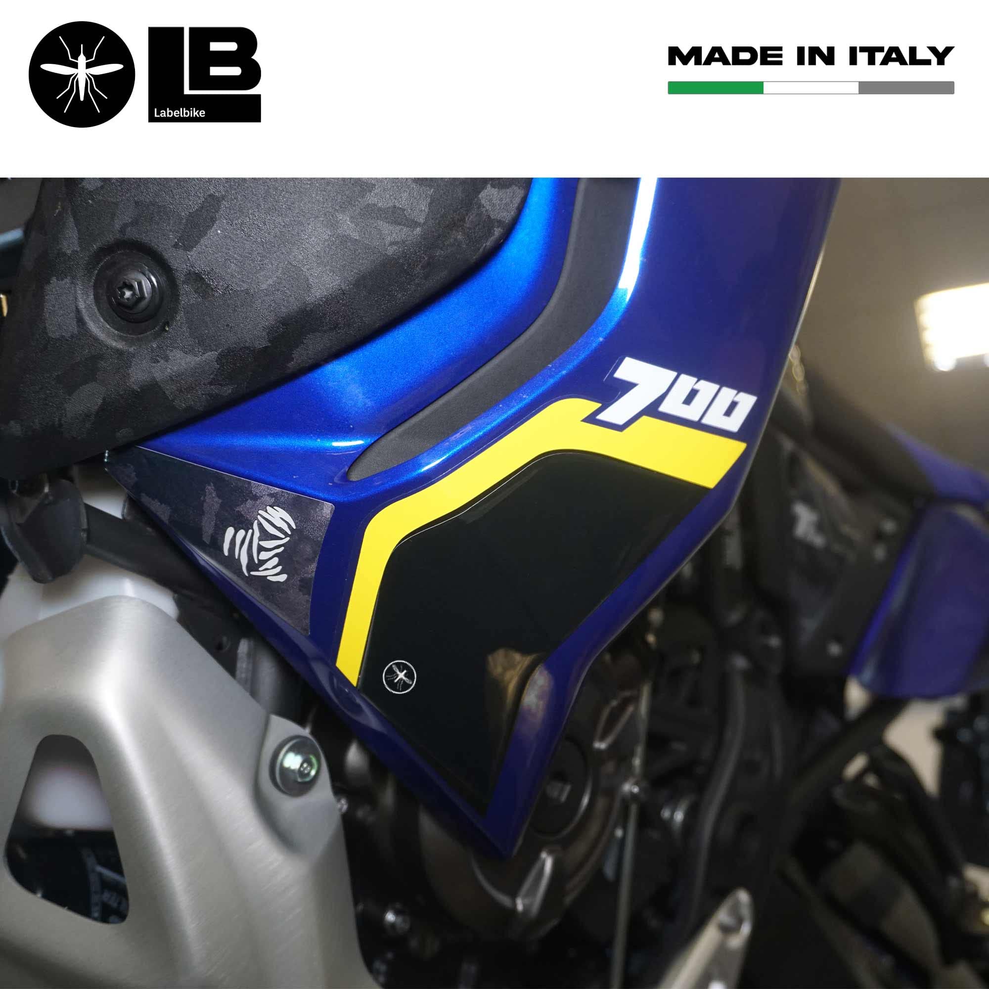Labelbike - 2 Guards Côté Réservoir 3D Compatible X Yamaha Bike Super Tenere Imitation Carbone Noir Labelbike - 2 Guards Côté Réservoir 3D Compatible X Yamaha Bike Super Tenere Imitation Carbone Noir