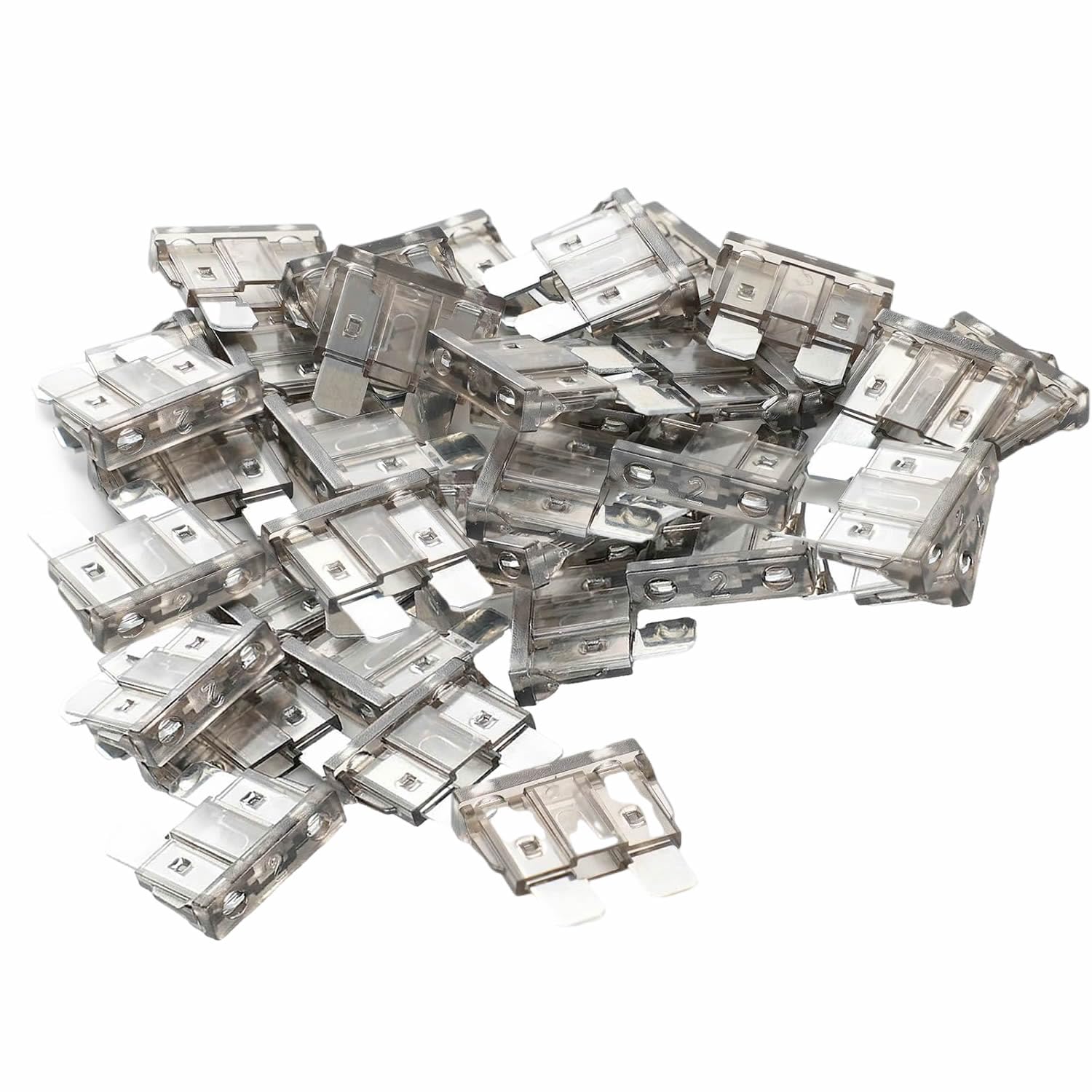 100 Pack Auto Fuses 2 AMP ATC/ATO Standard Regular Fuse Blade 2A Car Truck Boat Marine RV