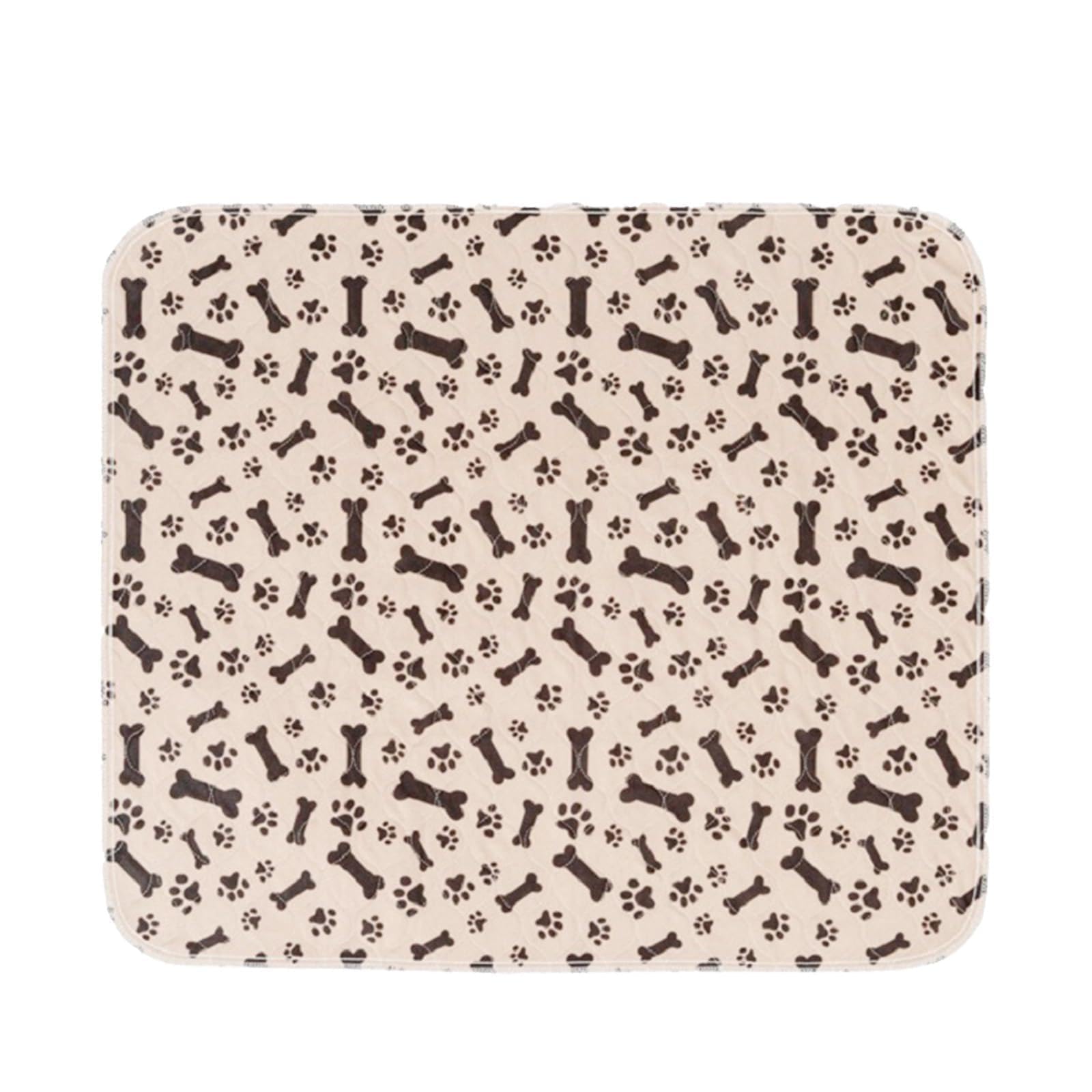 Generic Printed Washable Dog Pee Pad Leakproof Reusable Puppy Pad Odor Proof Portable Pet Sleeping Mat for Playpen Crate Whelping Box Potty Training