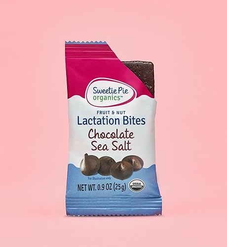 Miniatura 26 de Sweetie Pie Organics - Bocados de lactancia  Sal marina de chocolate, apoyo para la lactancia materna y aumento del suministro de leche materna, 0.9