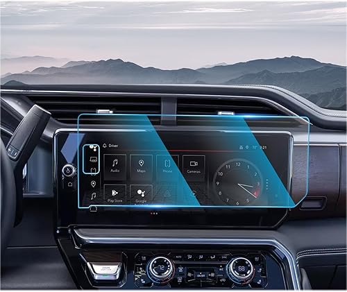 Miniatura 1 de CDEFG Protector de pantalla para GMC Sierra 1500 Accesorios 2022 2023 2024 para Silverado Sierra 1500 2500HD 3500HD AT4 AT4X Denali Ultimate -