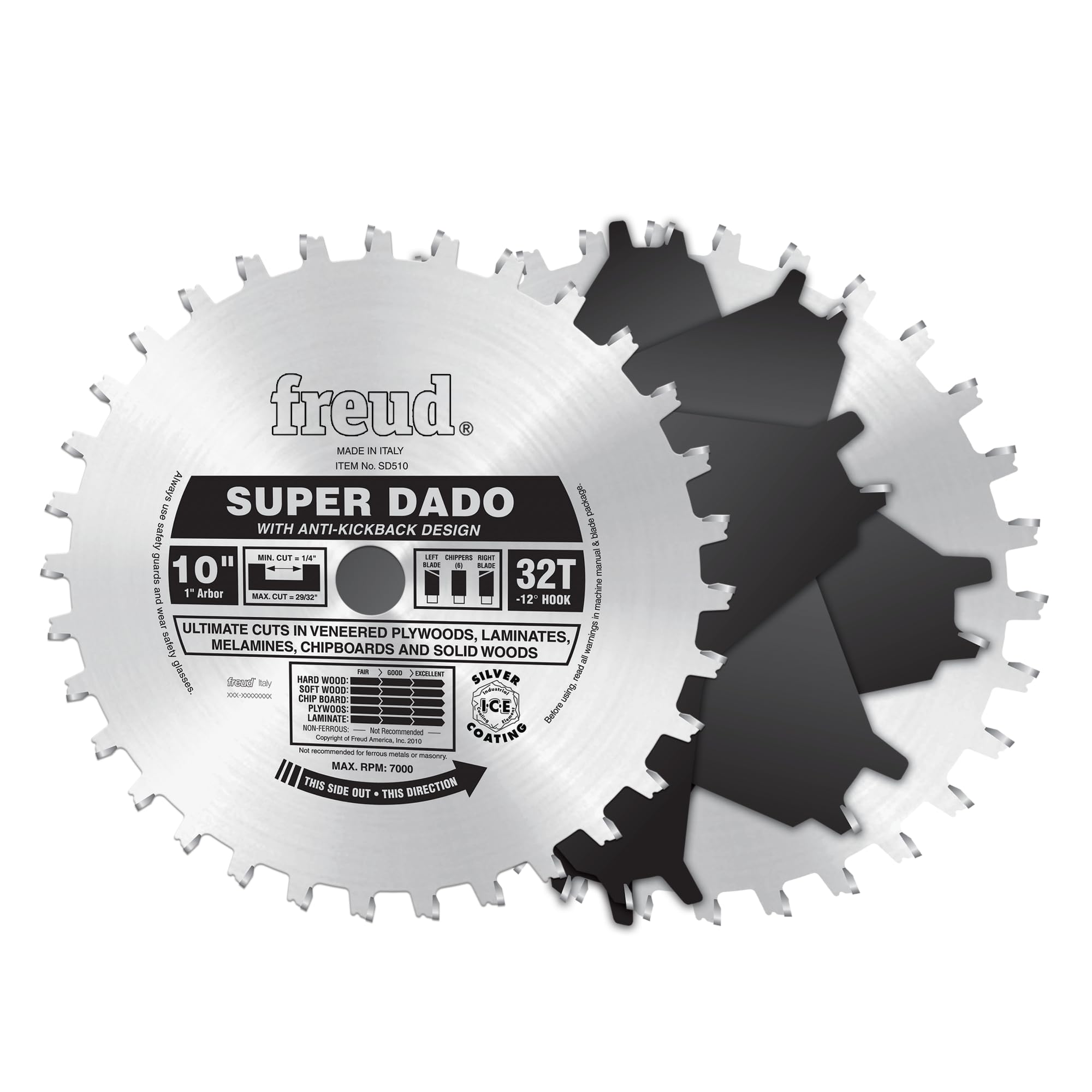 Freud 10" x 32T Super Dado Setleri (SD510)