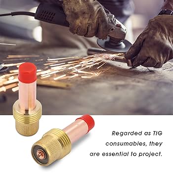 TIGガスレンズ 溶接トーチ部品 ガス切断機 溶接トーチヘッド 50本/セット Amazon | Hilitand AW26 ダイヘン TIGガスレンズ 溶接トーチ部品