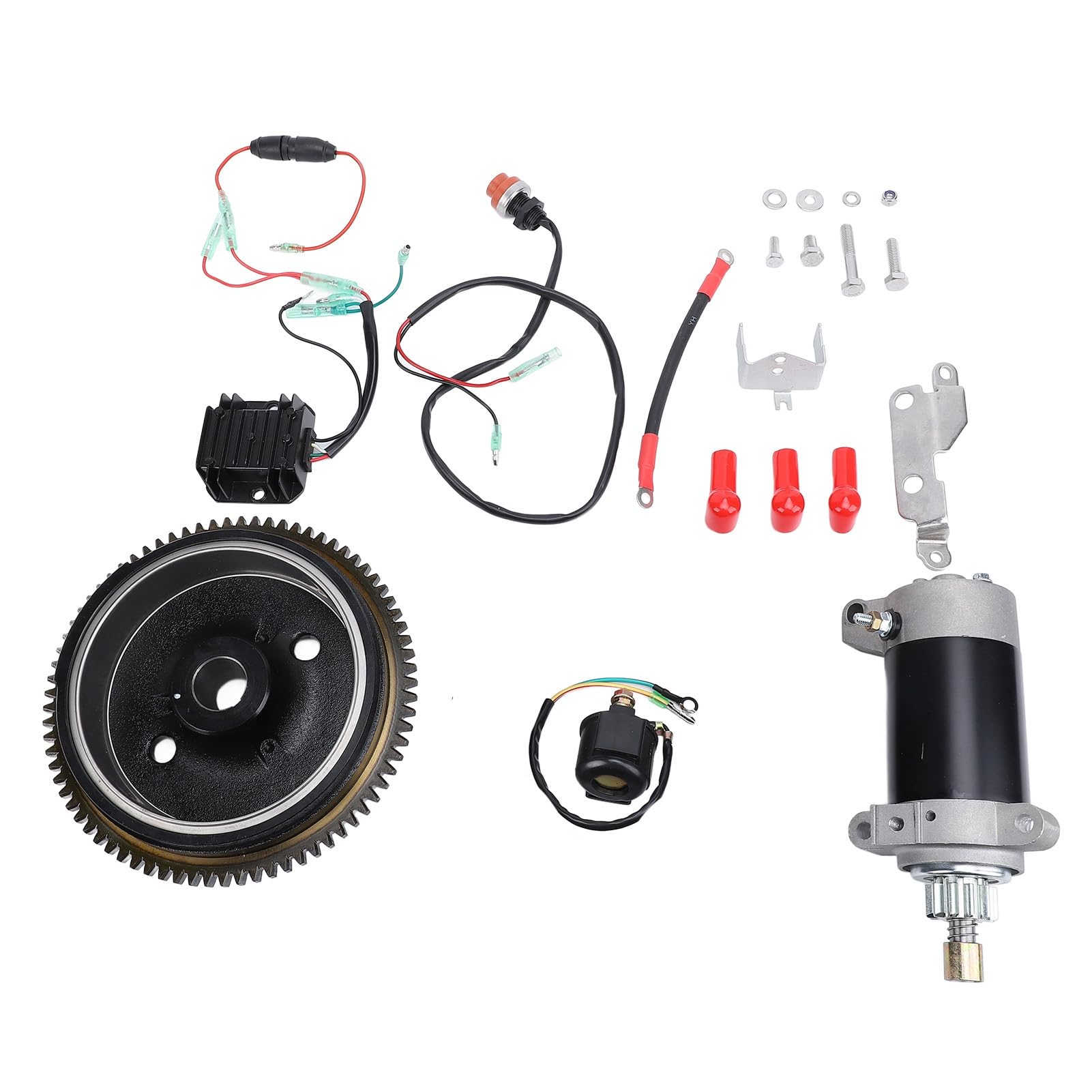 Socobeta Kit di Avviamento Motore Fuoribordo Professionale Materiale Premium per Motore Fuoribordo a 4 Tempi Compatibilità Perfetta per gli Appassionati di