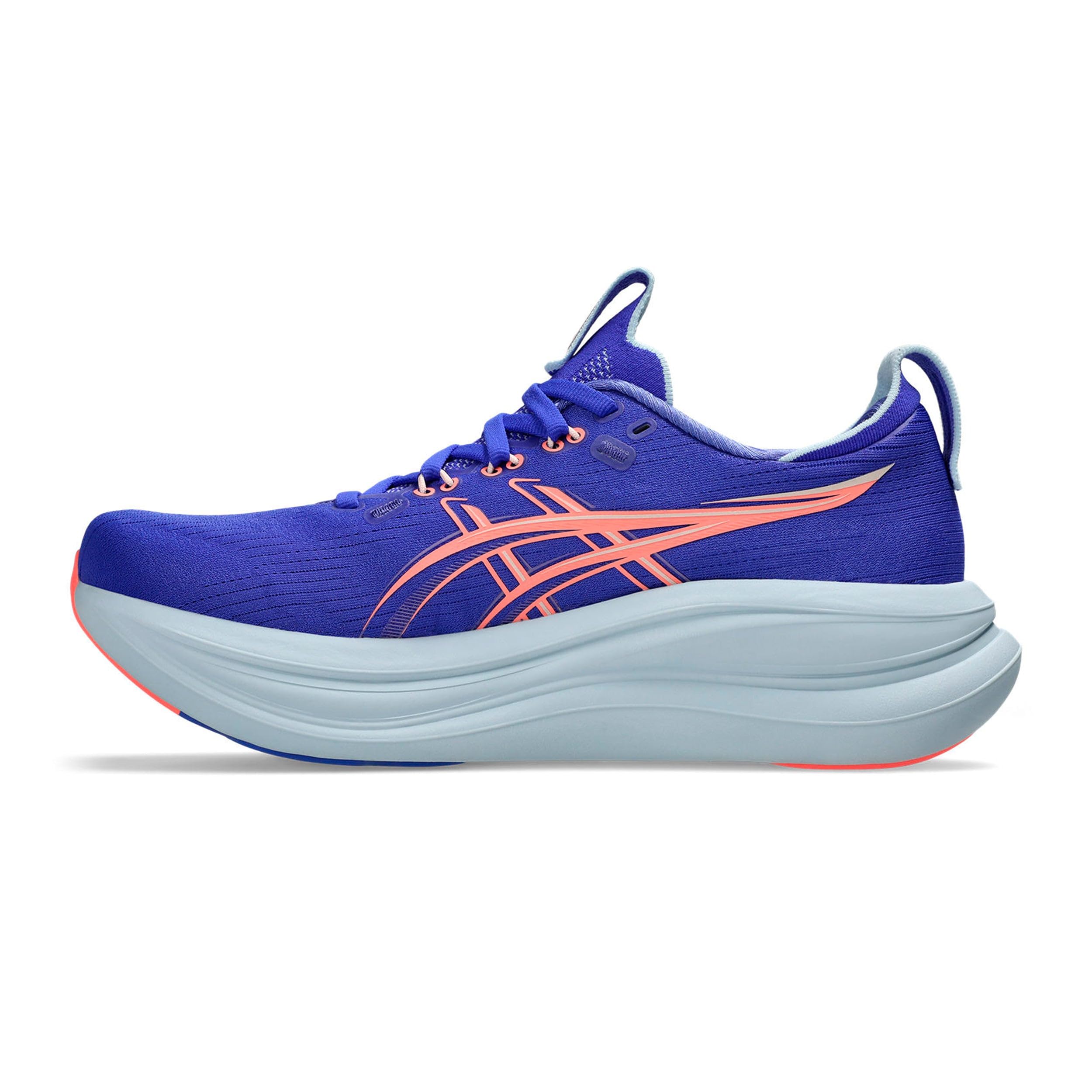 ASICS Gel-Nimbus 28 Laufschuhe Neutralschuh Damen blau - Cobalt Burst/Sun Coral 39