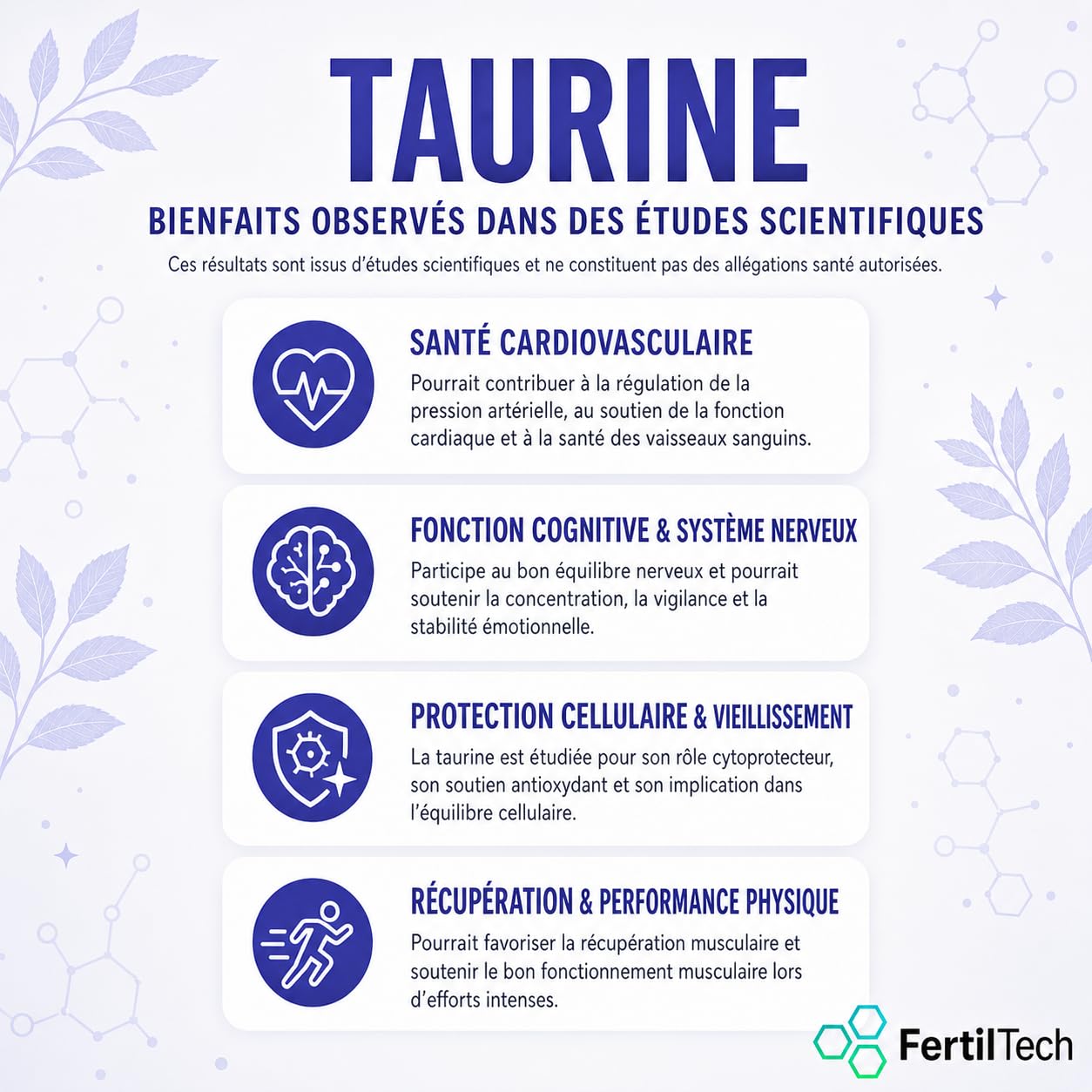 Taurina in Polvere 1,2 kg - Purezza ≥ 99,8% - Integratore alimentare - Vegano - Senza Allergeni - Qualità Premium
