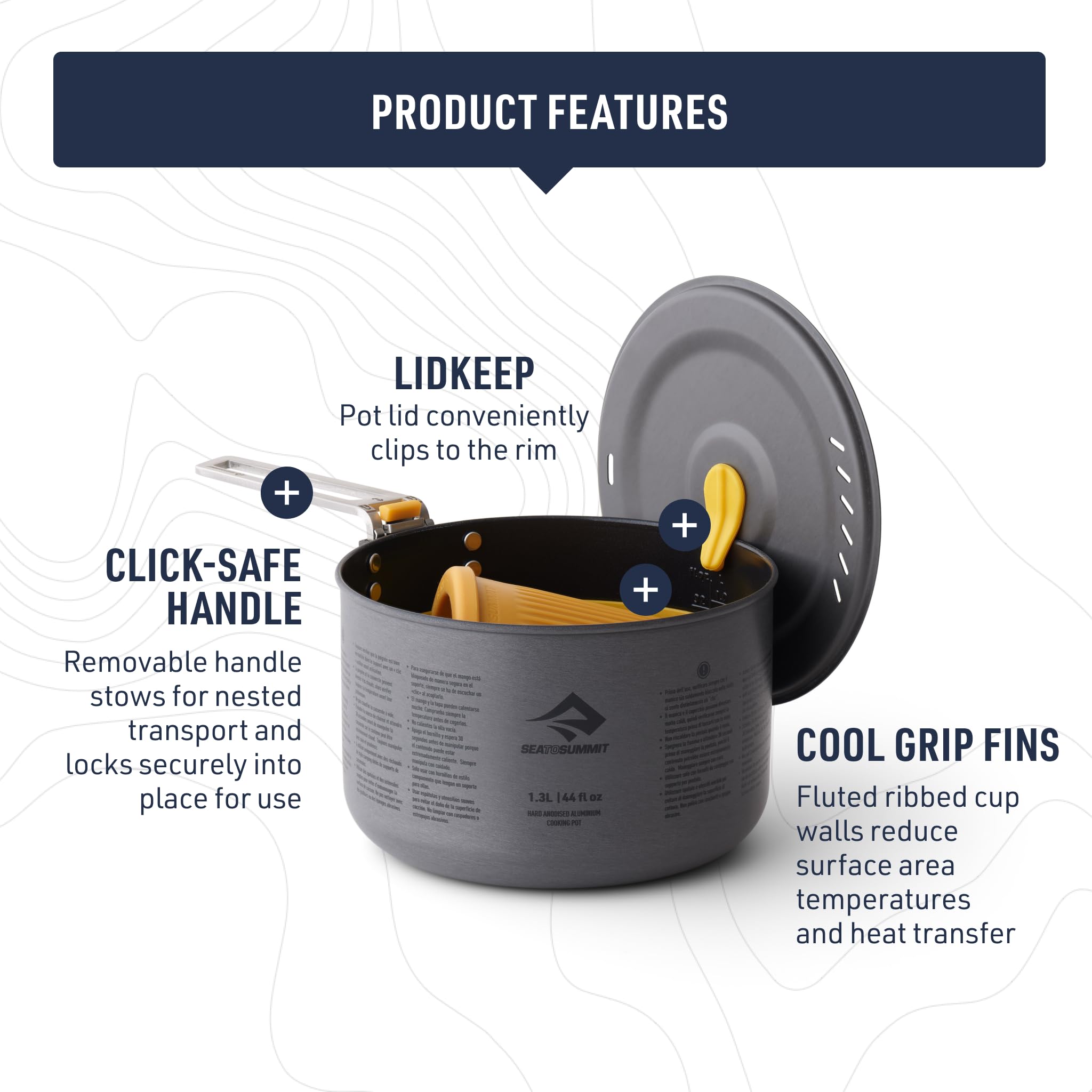 Amazon.com : Sea to Summit Frontier Ultralight One Pot Cook Set, 1