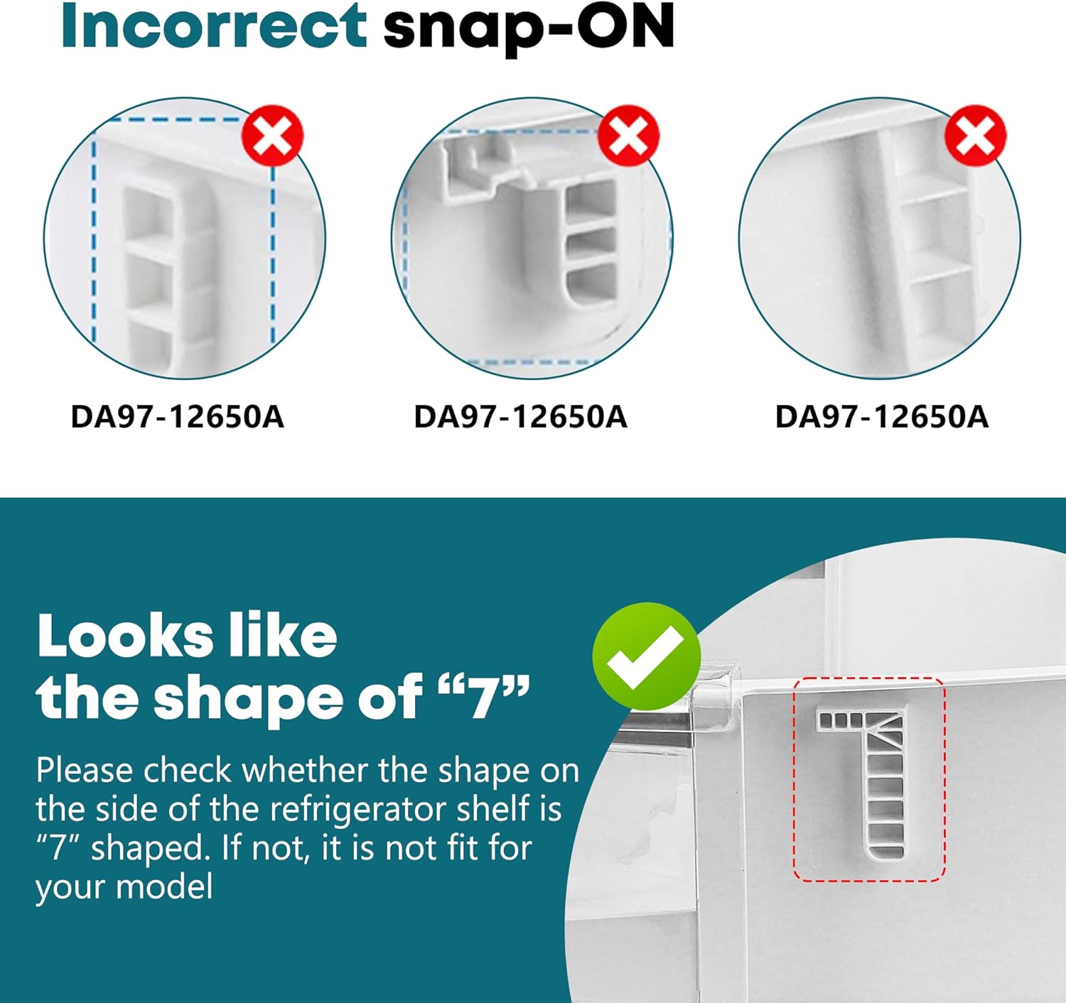 AAP73252202 AAP73252209 Refrigerator Door Bin Replacement for L-G Ken-more Elite Refrigerator 795 parts, Right Refrigerator Replacement Door Bin LFX25991ST LFX31925ST LFXC24726S - 2 PACK by Fetechmate