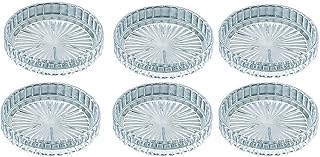 Amazon Co Jp 透明 コースター 卓上用品 ホーム キッチン