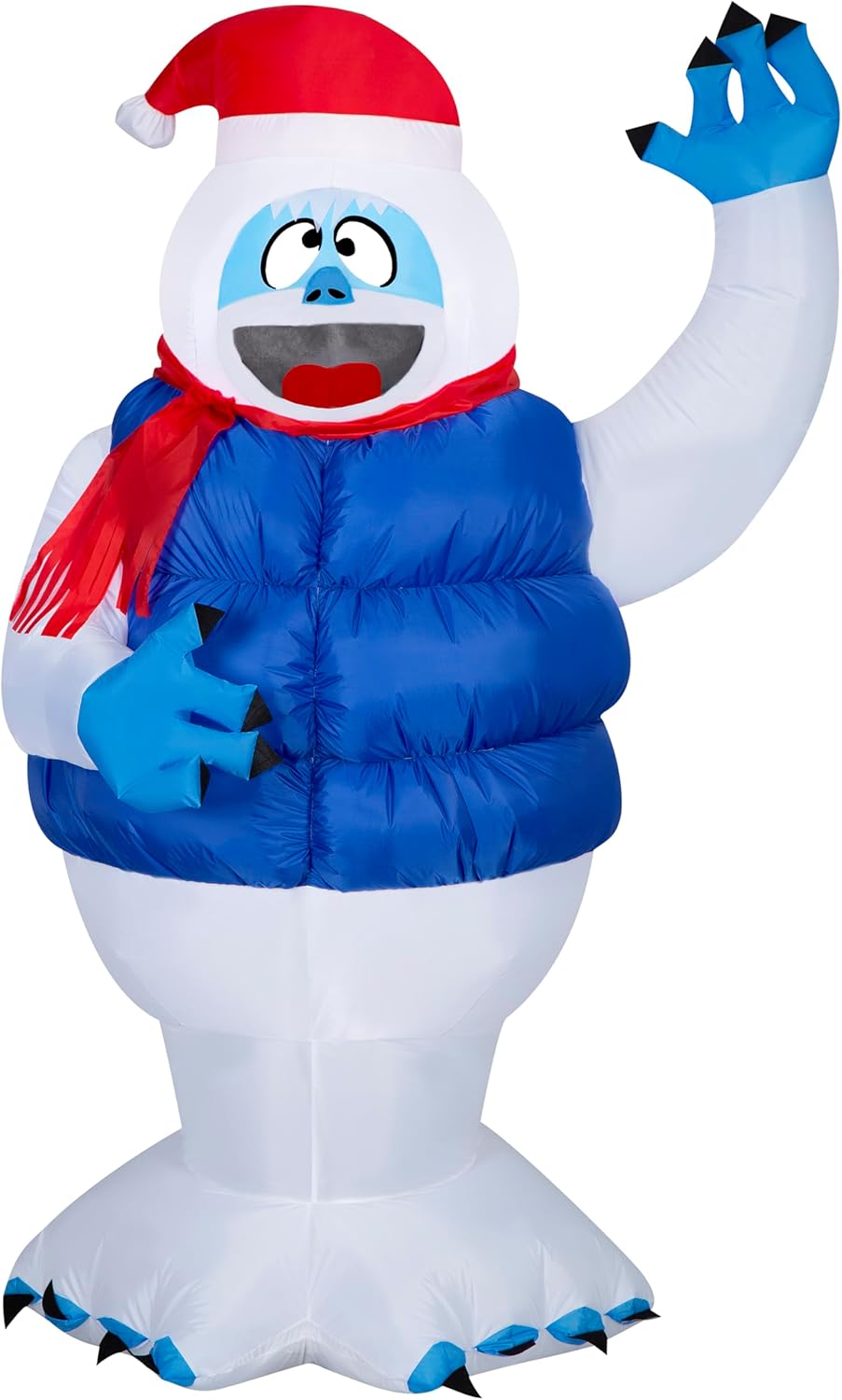 Amazon.com: Gemmy Christmas Inflatable Bumble in Blue Puffer Vest, 6.5 ...