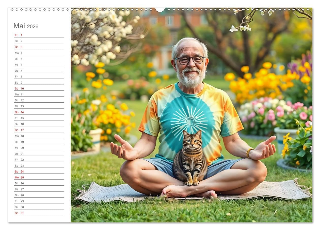 Renten-Turbo. Wenn der Ruhestand erst richtig Fahrt aufnimmt (Wandkalender 2026 DIN A2 quer), CALVENDO Monatskalender: Lustige Rentner in Aktion (CALVENDO Menschen)