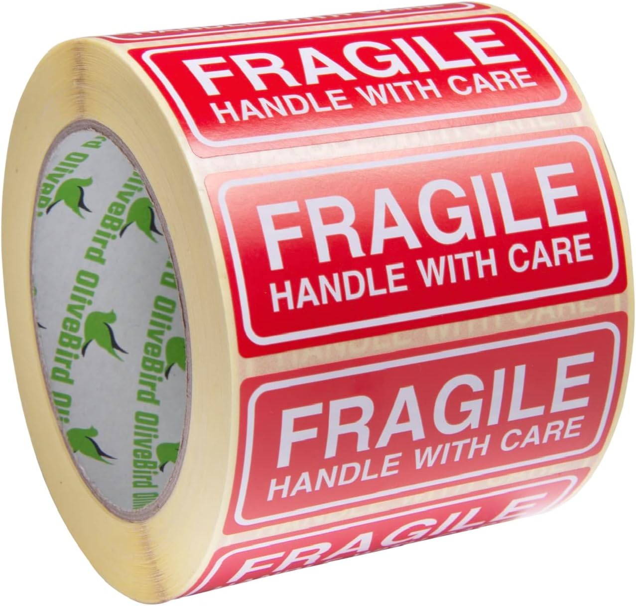 1000 Fragile Stickers Handle with Care Stickers Size 90x35mm