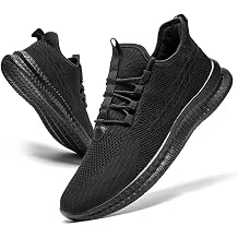 FUJEAK Men's Slip On Trainers   Lightweight Breathable | Mesh Upper, Cushioned Sole, Non-Slip Outsole, for Running, Gym, Casual, Jogging, Walking, Outdoor, Lightweight, Comfortable