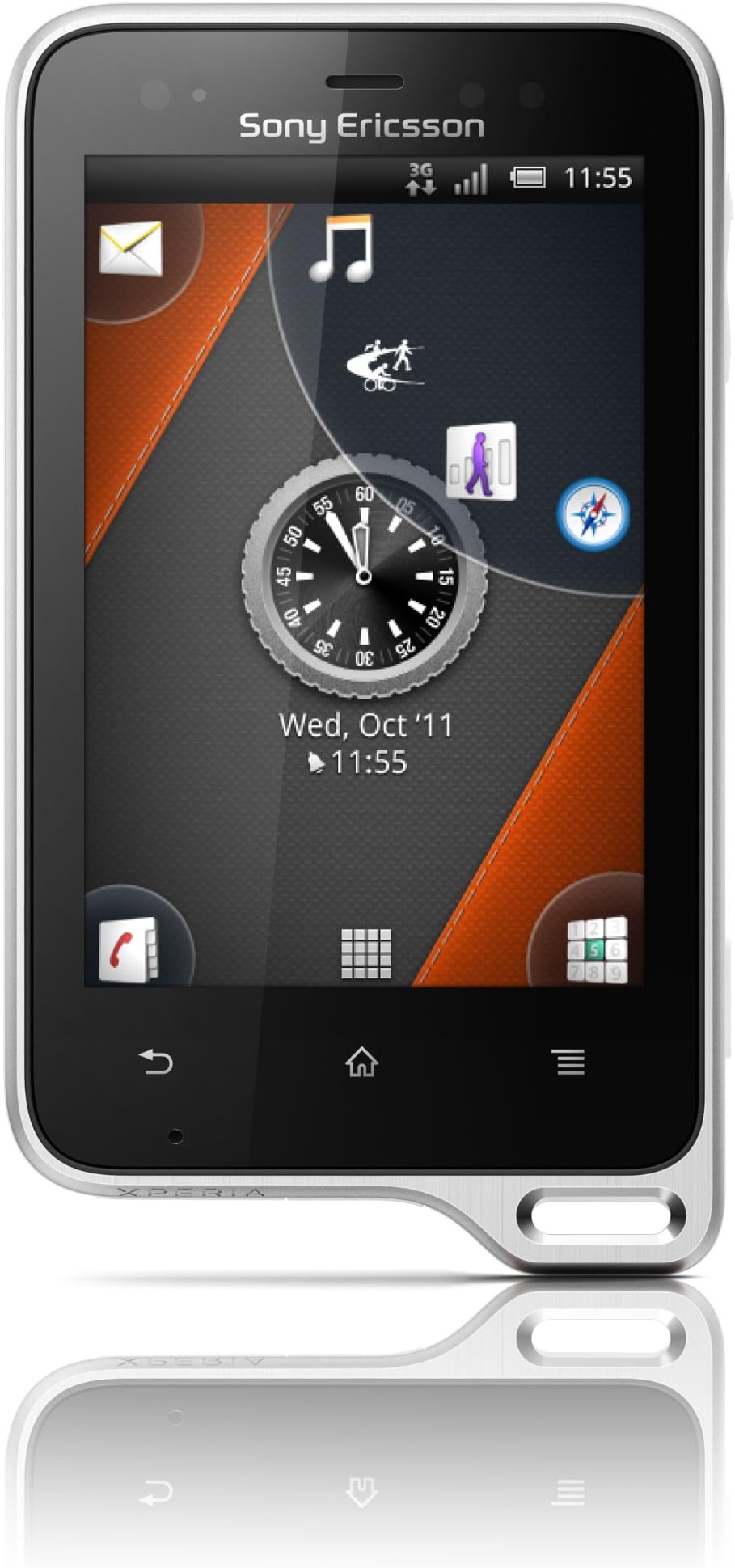 Sony Ericsson Xperia Active Sim Free Mobile Phone and LiveView remote screen - Black