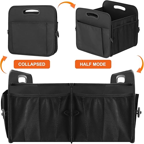 Miniatura 2 de Organizador de maletero para automóvil, organizadores y almacenamiento plegables para automóvil, accesorios de automóvil para mujeres y hombres,
