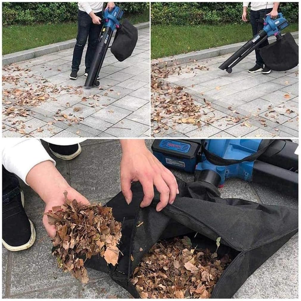 3-in-1 Cordless Leaf Blower wiht 45L Dust Collection Bag 5-Speed Control Electric Garden Blower and Vacuum Pure Copper Motor 4.0ah Lithium Battery (4.0ah Lithium Battery)