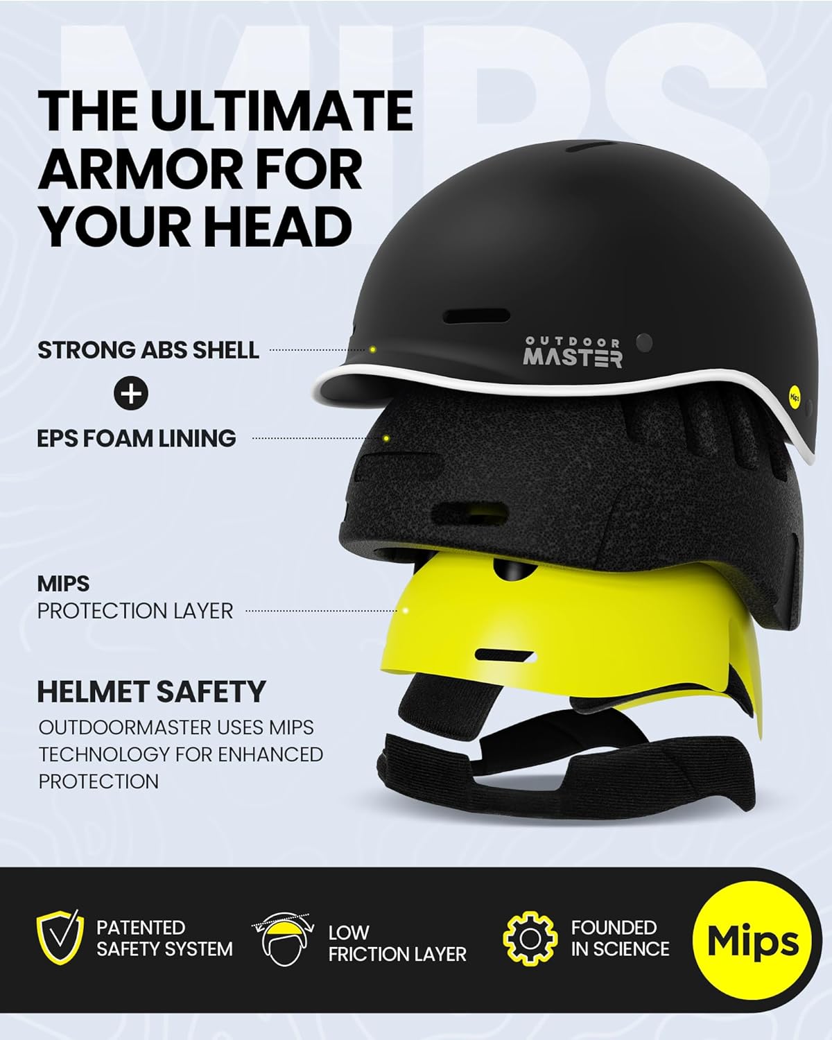 OutdoorMaster MIPS Adult Bike Helmet,Adjustable Cycling Helmet for Men & Women - Safety Certified for Bicycle Skateboard Road Bike Skating Roller Commuting Helmet