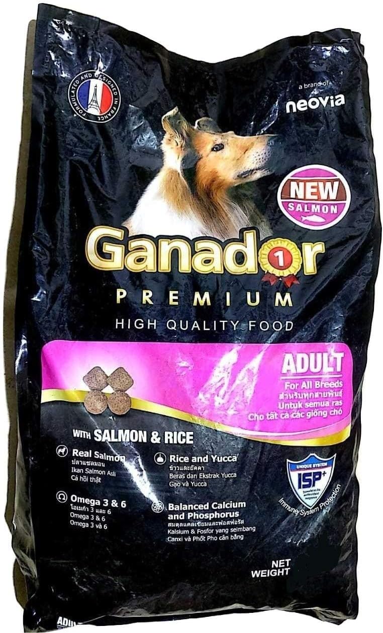Ganador Premium Adult Dog Food with Salmon Fish & Rice 3 kg