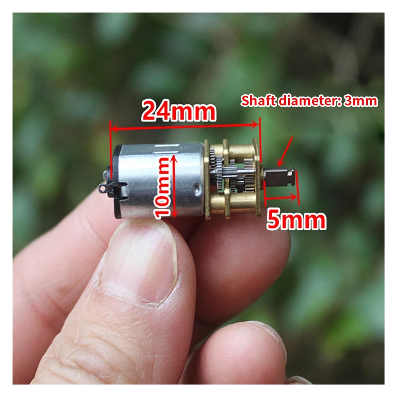 DC 3V/5V/6V 38RPM-76RPM N20 Démarreur électronique à engrenage métallique avec roue dentée GA12-N20 Moteurs DC DIY