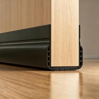 Black Cuttable Weather Stripping Block Soundproof Wind Dust Door Stopper