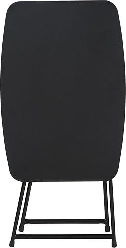 Vista 5 de COSCO Mesa de actividades plegable personal multiusos, altura ajustable, 2 unidades, color negro