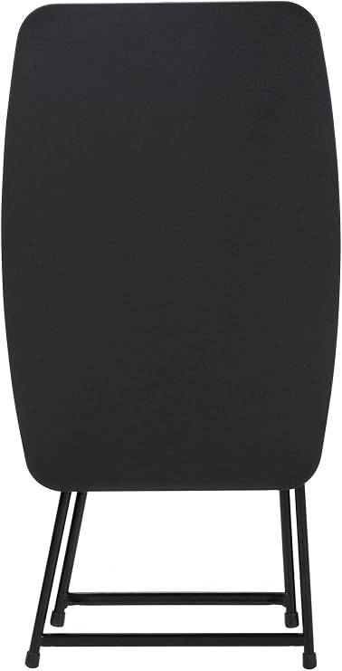 COSCO Multi-Purpose, Adjustable Height Personal Folding Activity Table, 2 Pack, Black