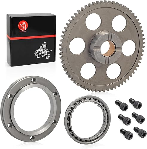 Miniatura 3 de Kit de embrague de arranque Rodamiento de engranaje unidireccional para Yamaha Grizzly 660 2003-2008 Rhino 660 YXR660 2004-2007