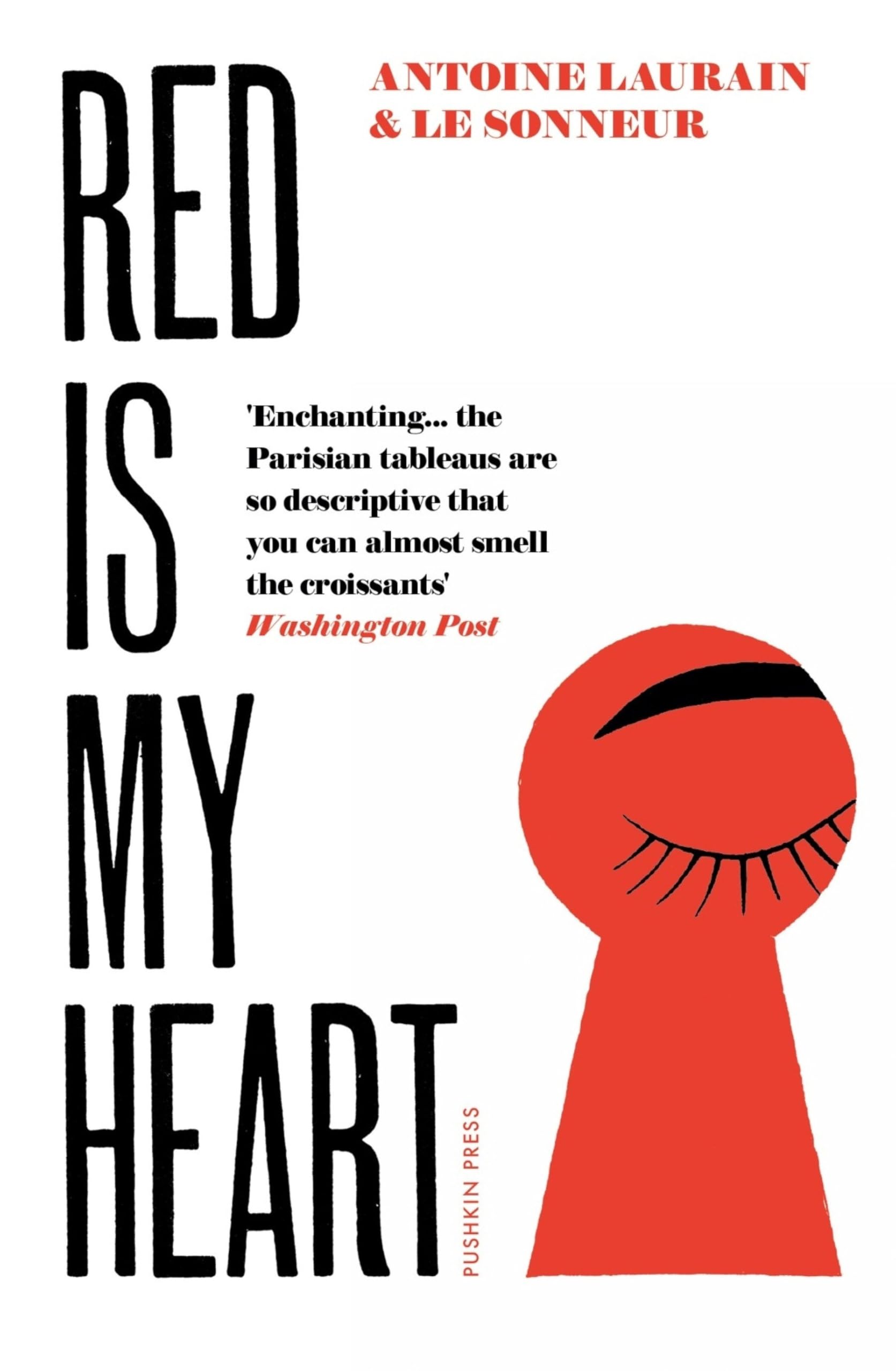 Antoine Laurain - Red Is My Heart - Paperback Book