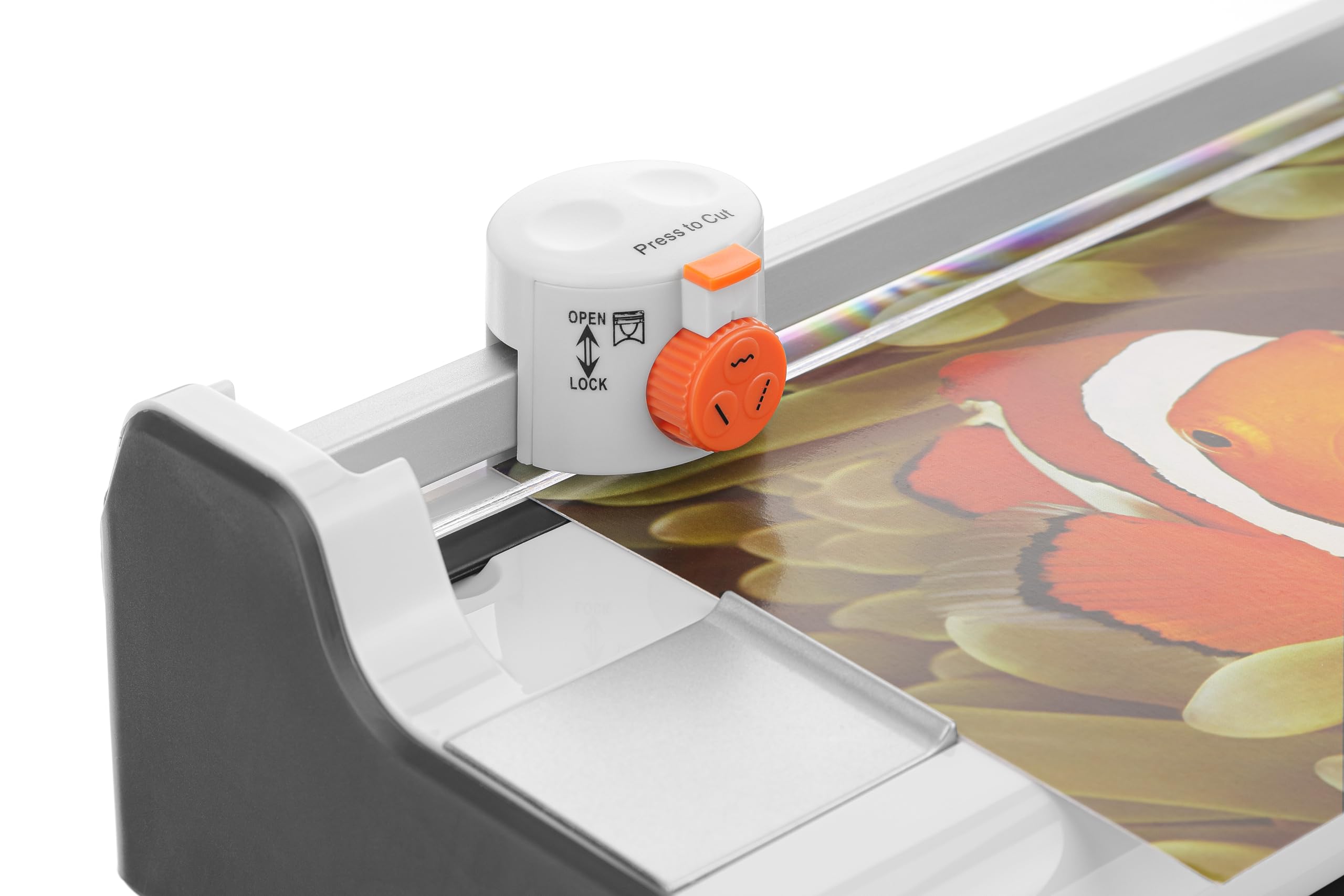 Peach Plastificatrice 6 in 1 A3 con angoli arrotondati, trimmer, pellicole di laminazione | ABS | adatto per tutte le pellicole standard fino a 2 x 125 mic. | Laminatrice a caldo e freddo | PBP450A